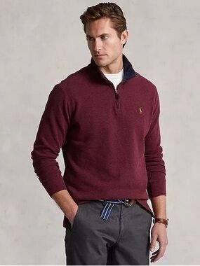 NWT Polo Ralph Lauren quarter zip pullover Sweater sz XL